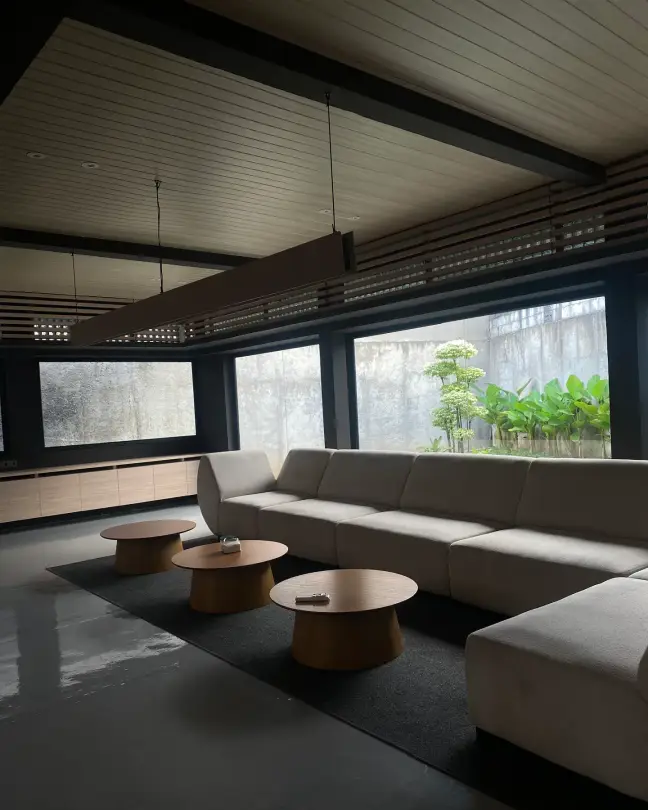Sofa corner in the lounge